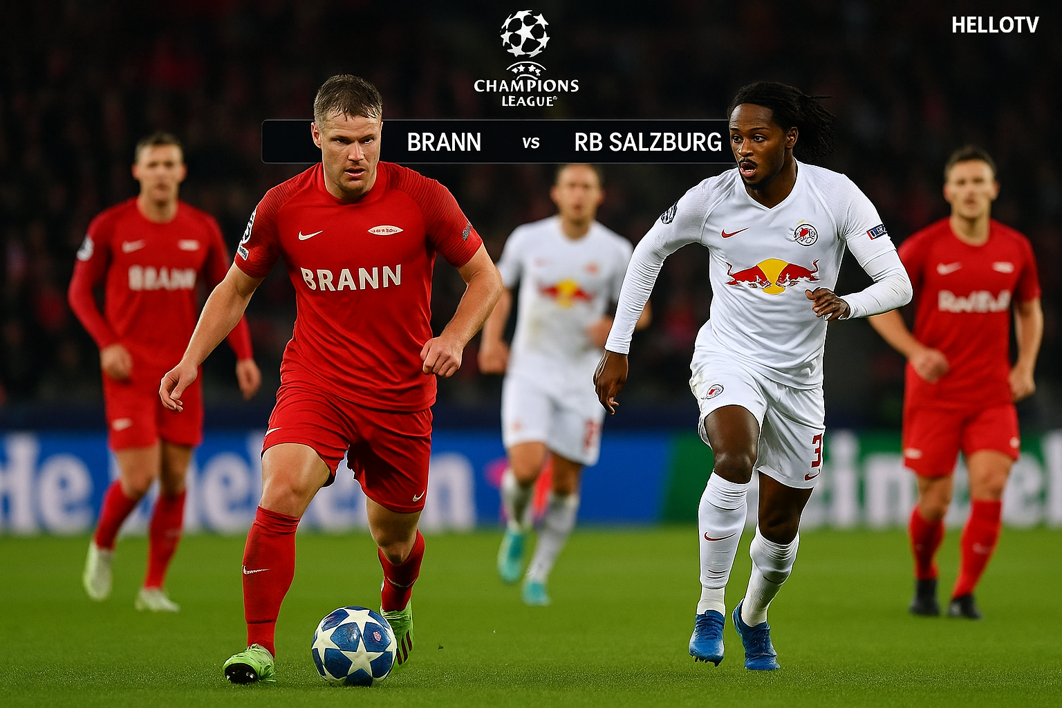 Aksi Seru Brann vs RB Salzburg Liga Champions UEFA Tayang 00.00 WIB di Hellotv