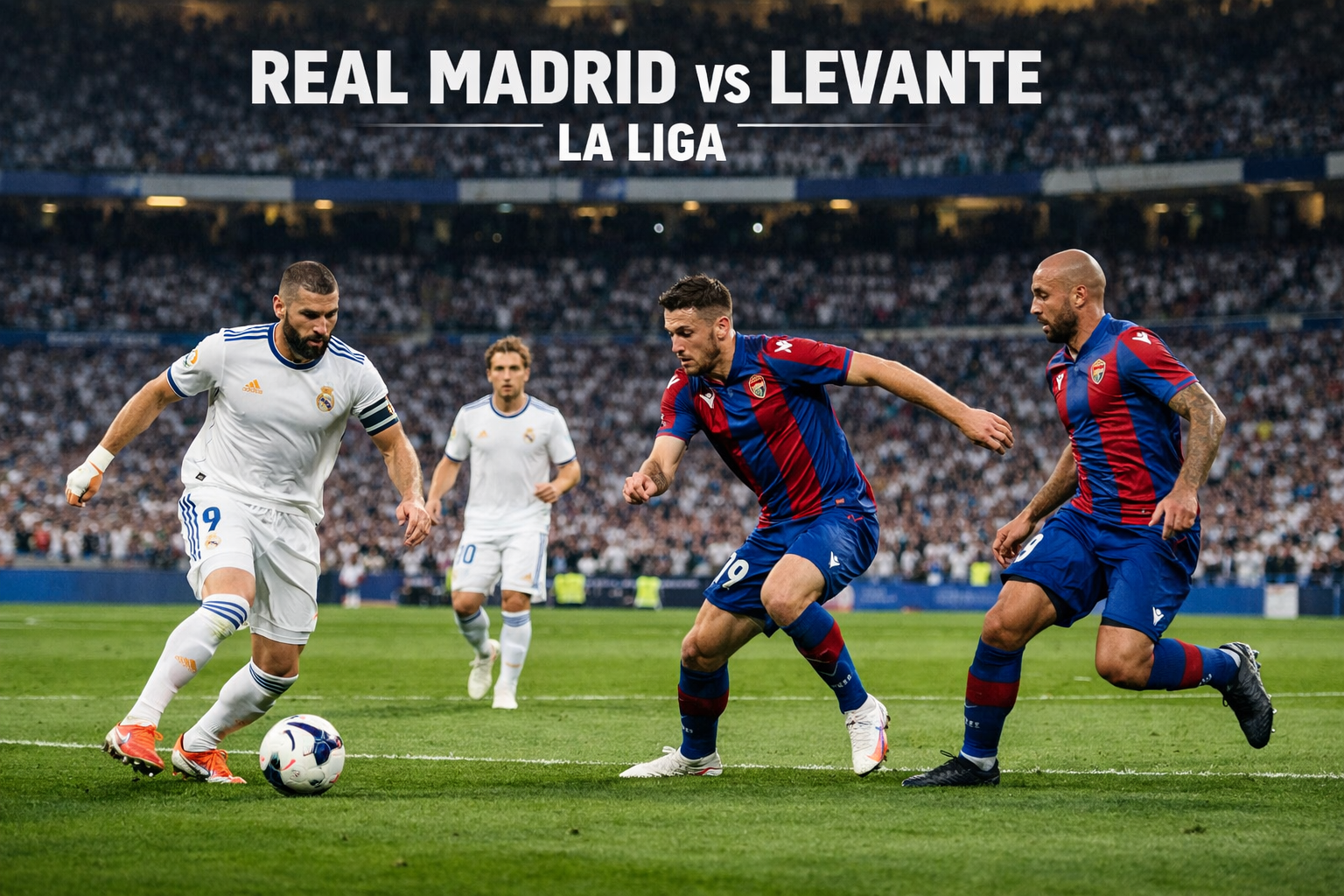 HelloTV Live Real Madrid vs Levante La Liga Malam Ini Jam 20.00 WIB - Pertemuan Sengit di Santiago Bernabéu