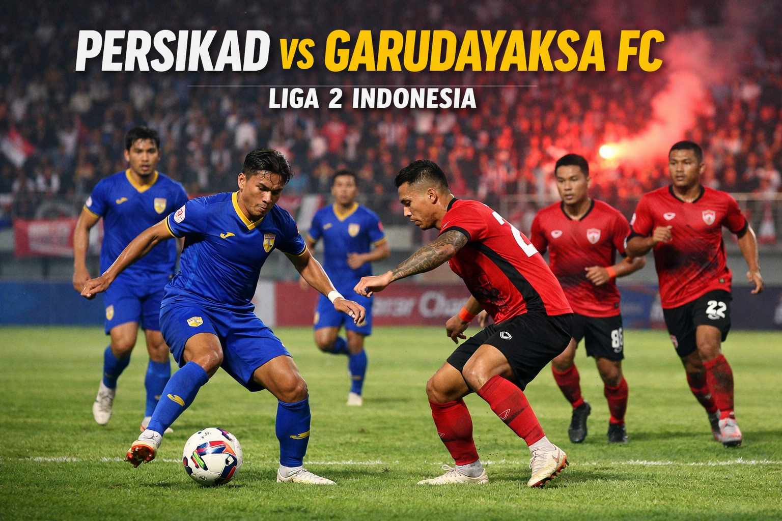 Hellotv : Persikad vs Garudayaksa FC Liga 2 15.30 WIB - Duel Sengit Menuju Puncak Klasemen