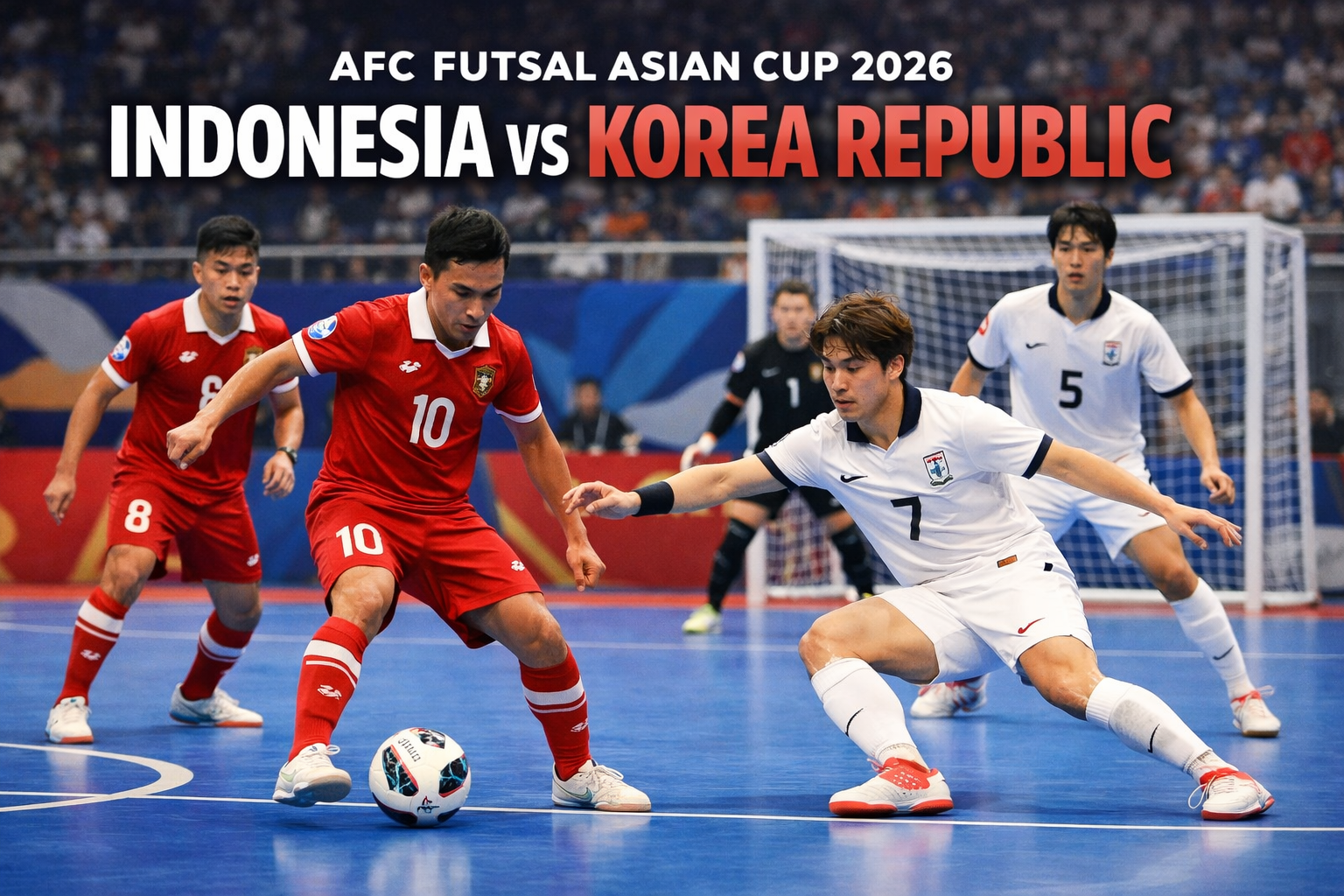 Indonesia Futsal vs Korea Republic AFC Futsal Asian Cup 2026 Bisa Disaksikan Malam Ini di HelloTV!