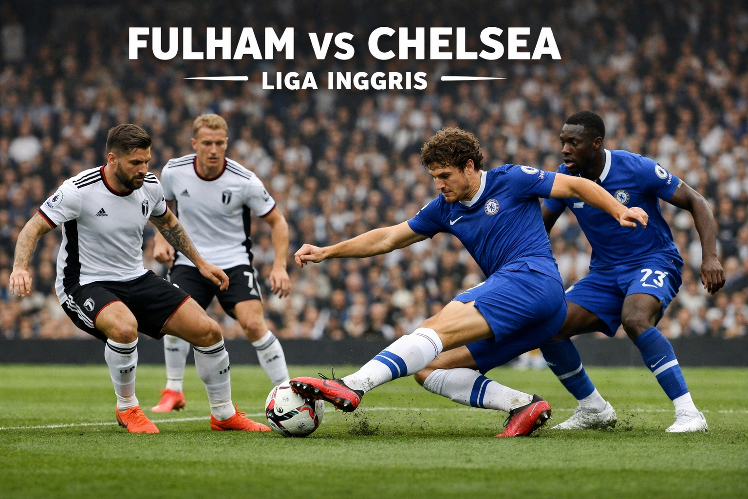 Fulham vs Chelsea 2–1:HelloTV Soroti Derby London Penuh Drama!