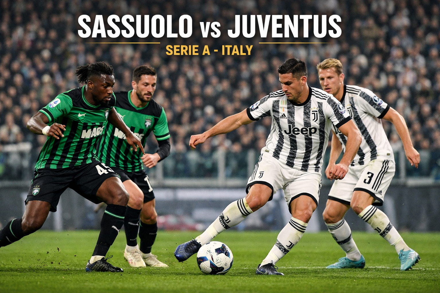 Sassuolo vs Juventus 0–3: Hasil Pertandingan dan Sorotan Utama Liga Italia versi Hellotv