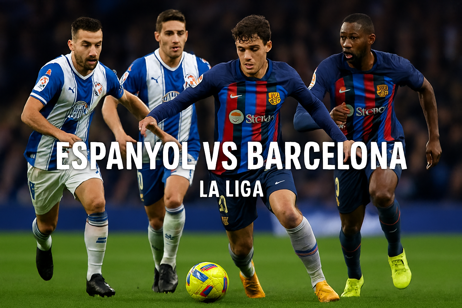 Hellotv : Big Match Espanyol vs Barcelona La Liga - Duel Sengit di Kota Catalonia yang Menjadi Sorotan Utama Musim Ini