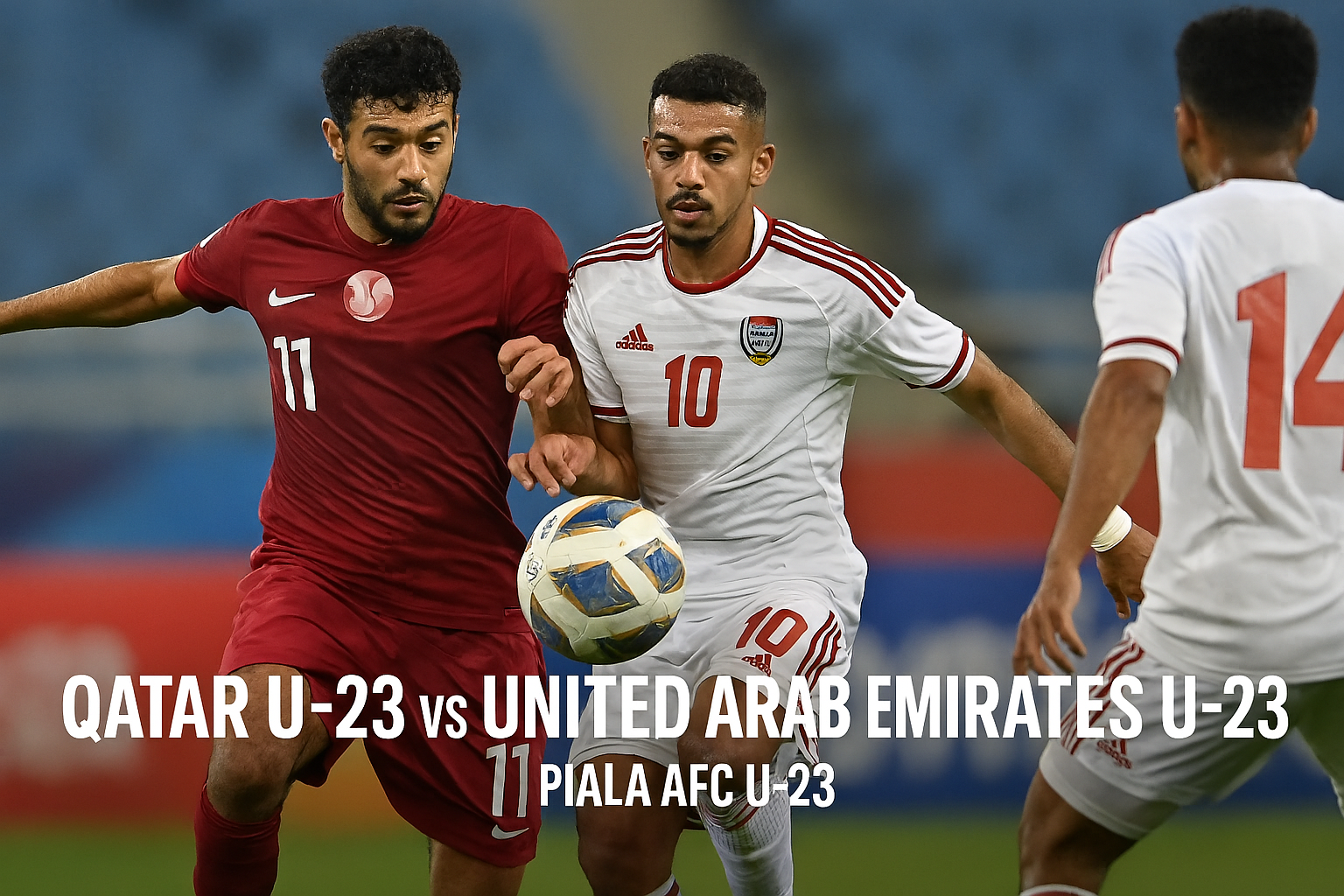 Qatar U-23 vs UEA U-23: Pertandingan Krusial Piala AFC U-23 Malam Ini, Siapkan Diri di Hellotv!