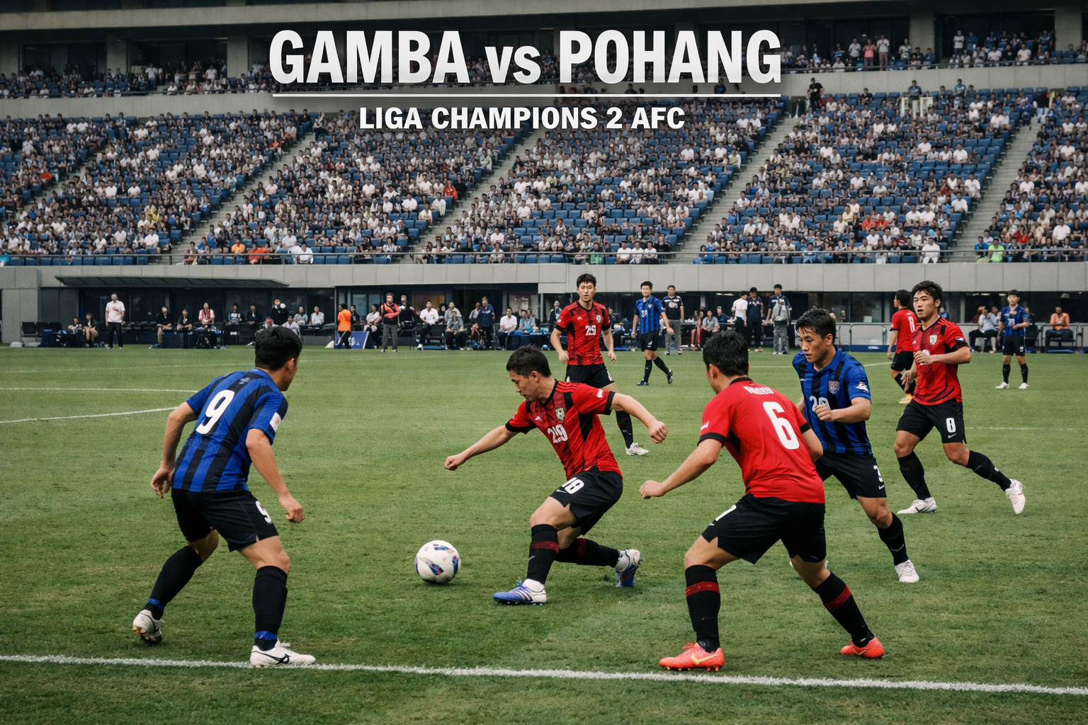 Prediksi HelloTV : Gamba Osaka vs Pohang Steelers Liga Champions 2 AFC Jam 17.00 WIB Sore Ini