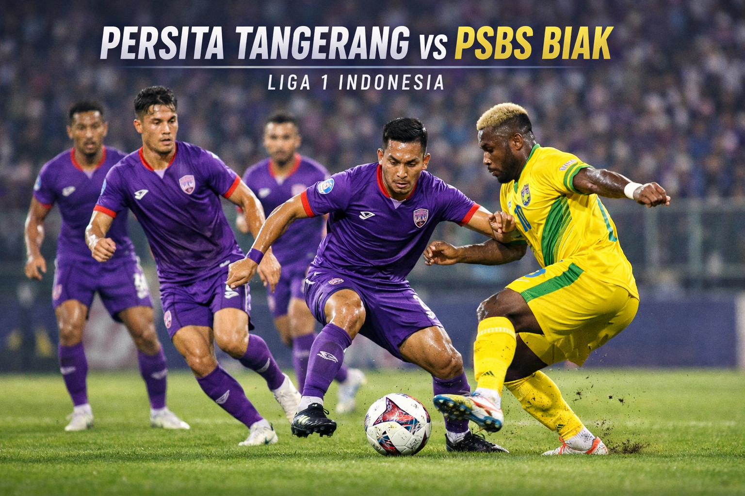 Persita Tangerang vs PSBS Biak Liga 1 Indonesia Pukul 15.30 WIB: Update Skor dan Analisa di HelloTV