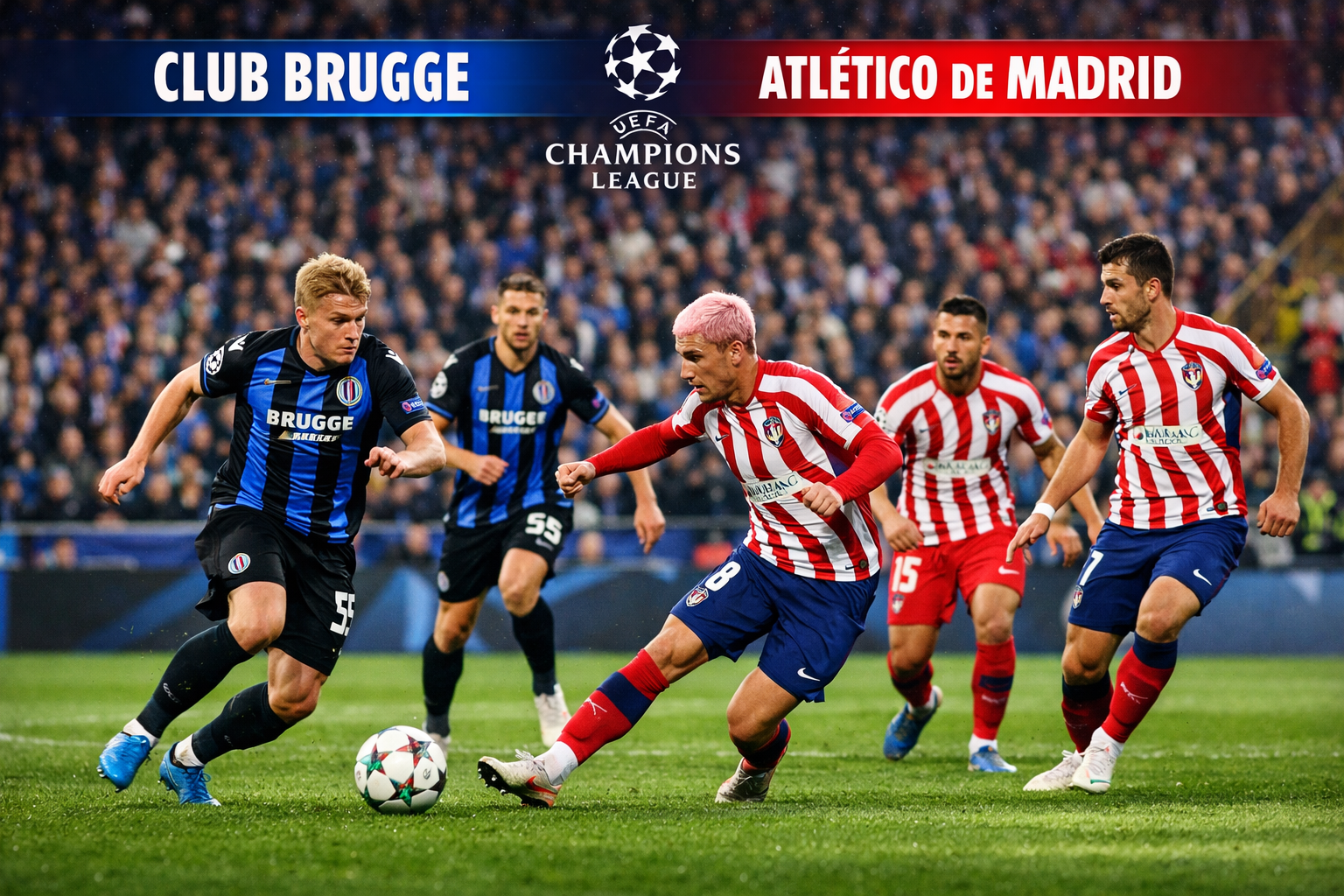 Nonton Seru Club Brugge vs Atletico Madrid 03.00 WIB Liga Champions UEFA Bersama HelloTV