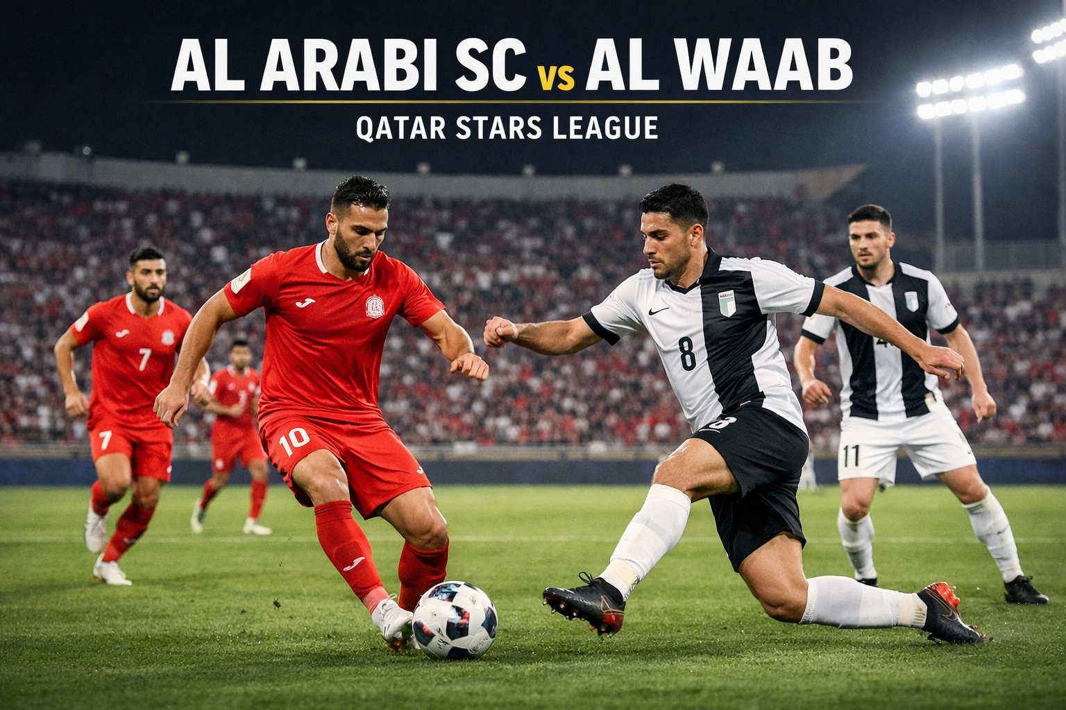 Skor 3-1 Al Arabi vs Al Waab - HelloTV Ulas Jalannya Laga Penuh Kejutan