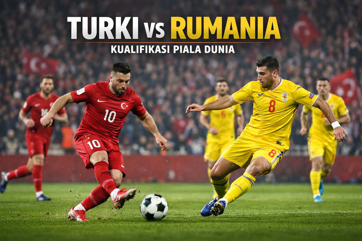 Turki vs Rumania Dini Hari Ini di HelloTV - Duel Seru Timnas yang Mengguncang Semangat Pagi Penonton Indonesia
