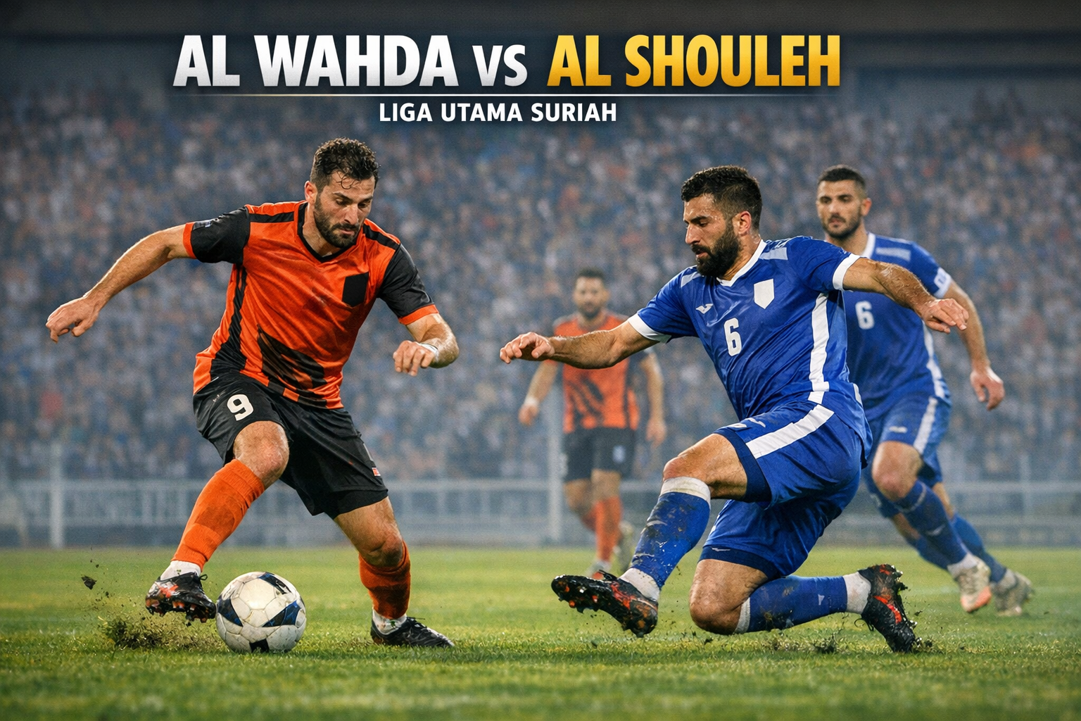 Nonton Al Wahda vs Al Shouleh Liga Suriah Malam Ini Live Streaming HelloTV Jam 19.00 WIB - Saksikan Kompetisi Seru Secara Langsung di Platform Favoritmu