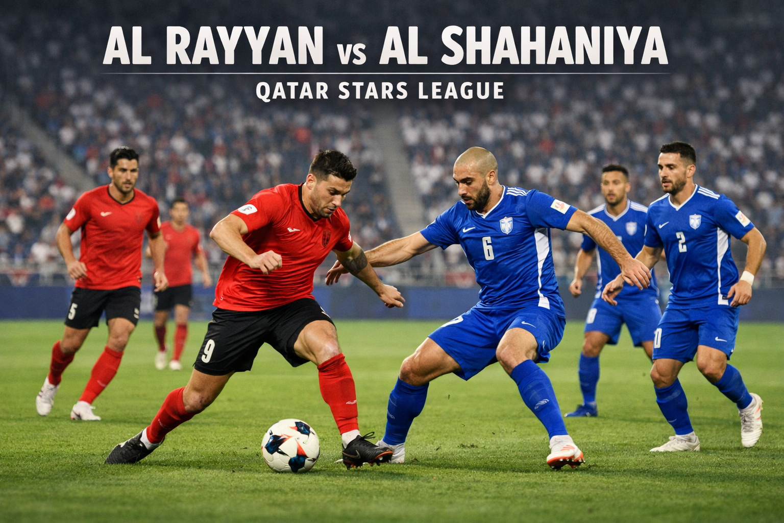 HelloTV Soroti Laga Al Rayyan vs Al Shahaniya Malam Ini 22.15 WIB yang Diprediksi Penuh Ketegangan - Saksikan Live Streaming Premier di Televisi Favorit Anda!
