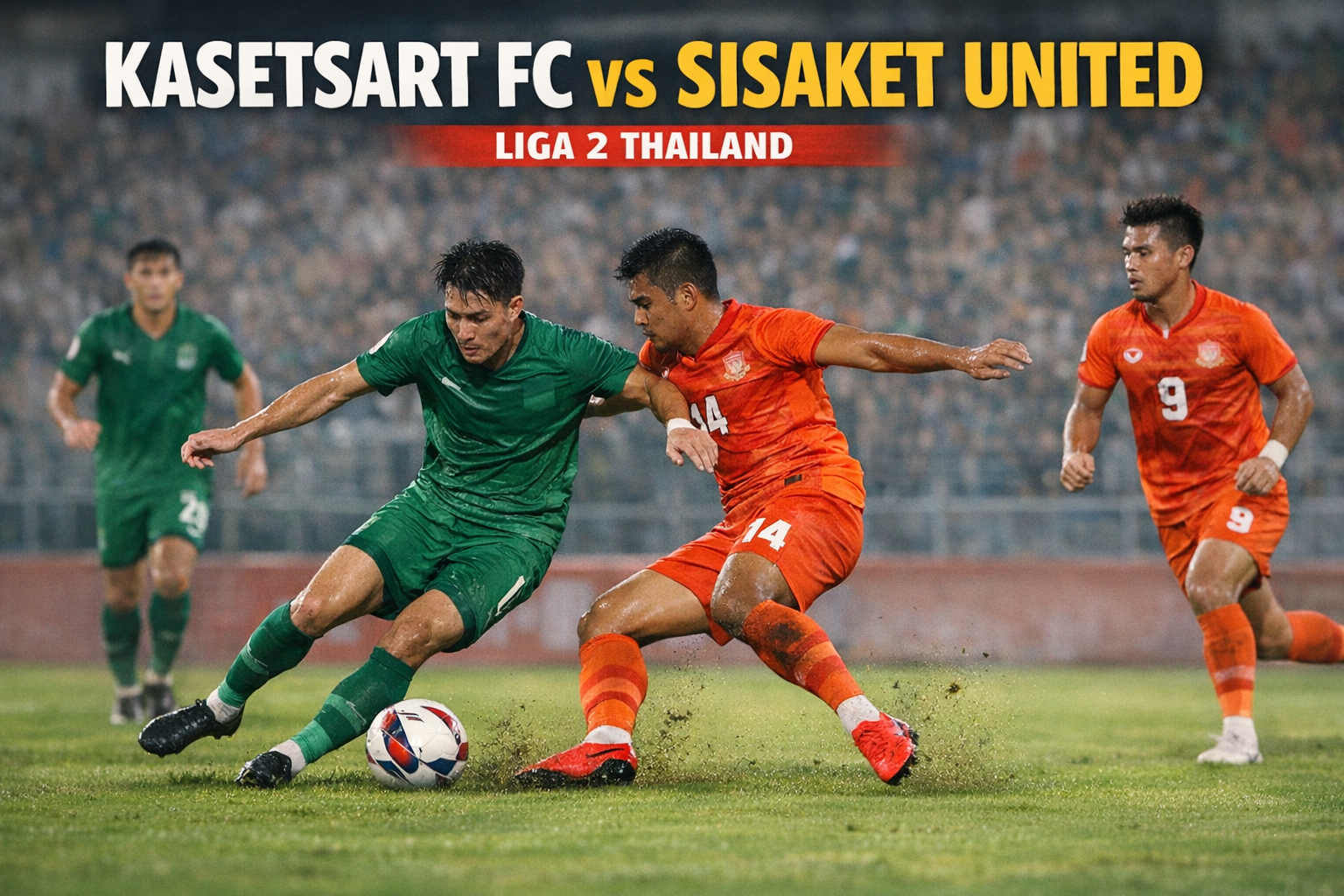 Kasetsart FC vs Sisaket United Jam 18.00 WIB Jadi Sorotan HelloTV - Duel Seru yang Mempesona Penggemar Sepak Bola