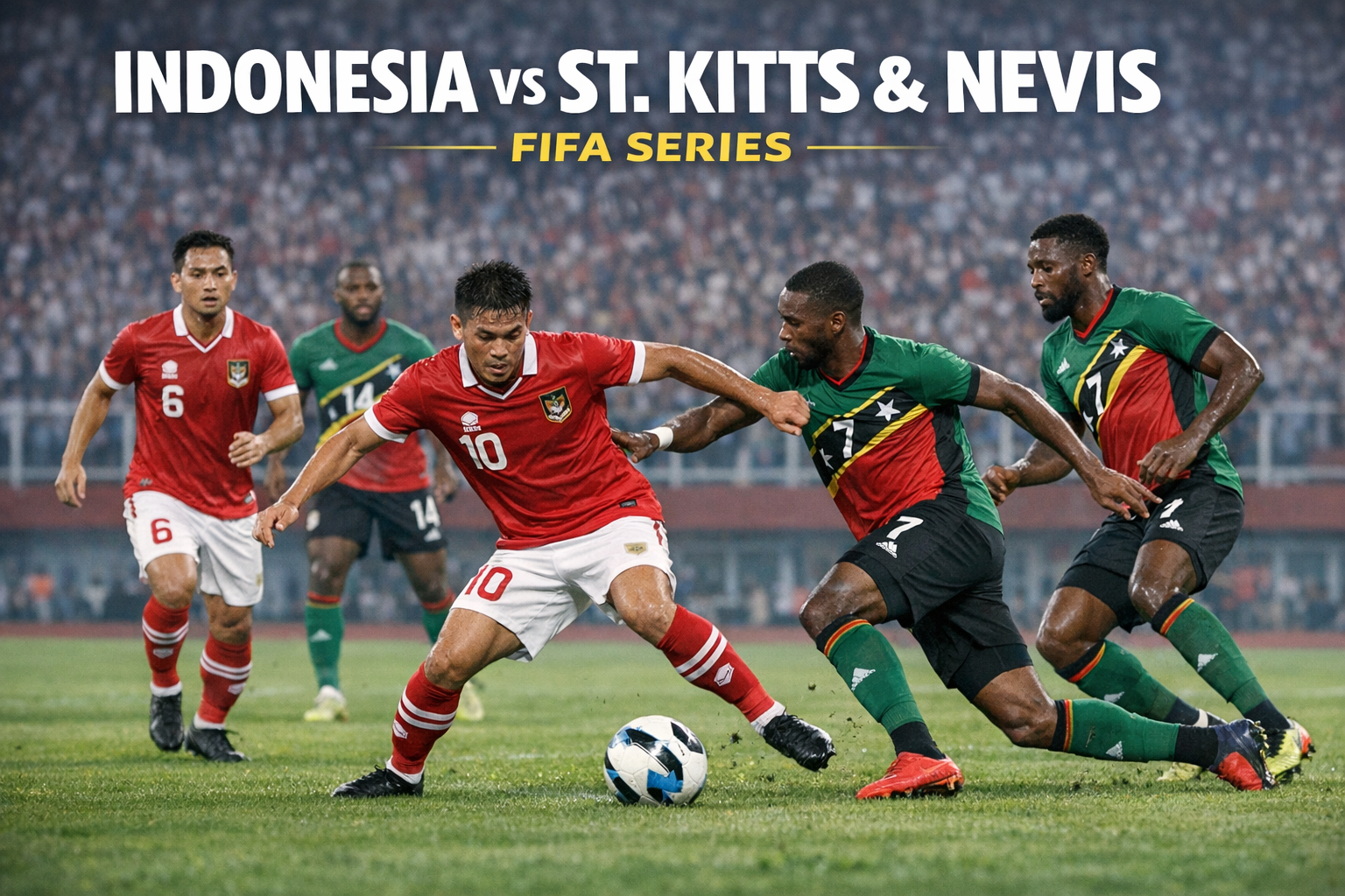 Pertarungan Seru Indonesia vs St. Kitts and Nevis Malam Ini Pukul 20.00 WIB Bisa Disaksikan Live di HelloTV - Saksikan Aksi Menegangkan dari Ada di Sini!