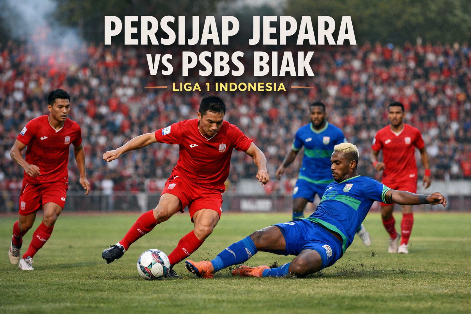 HelloTV : Persijap Jepara vs PSBS Biak Liga 1 Indonesia Sore Ini Pukul 15.30 WIB Diprediksi Sengit