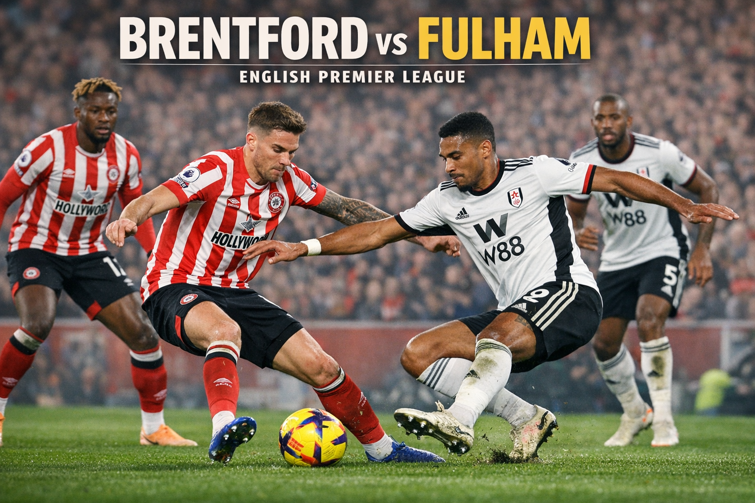 HelloTV Tayang Brentford vs Fulham Sore Ini Jam 18.30 WIB Liga Inggris Full Match - Duel Seru di Pekan Penting Premier League
