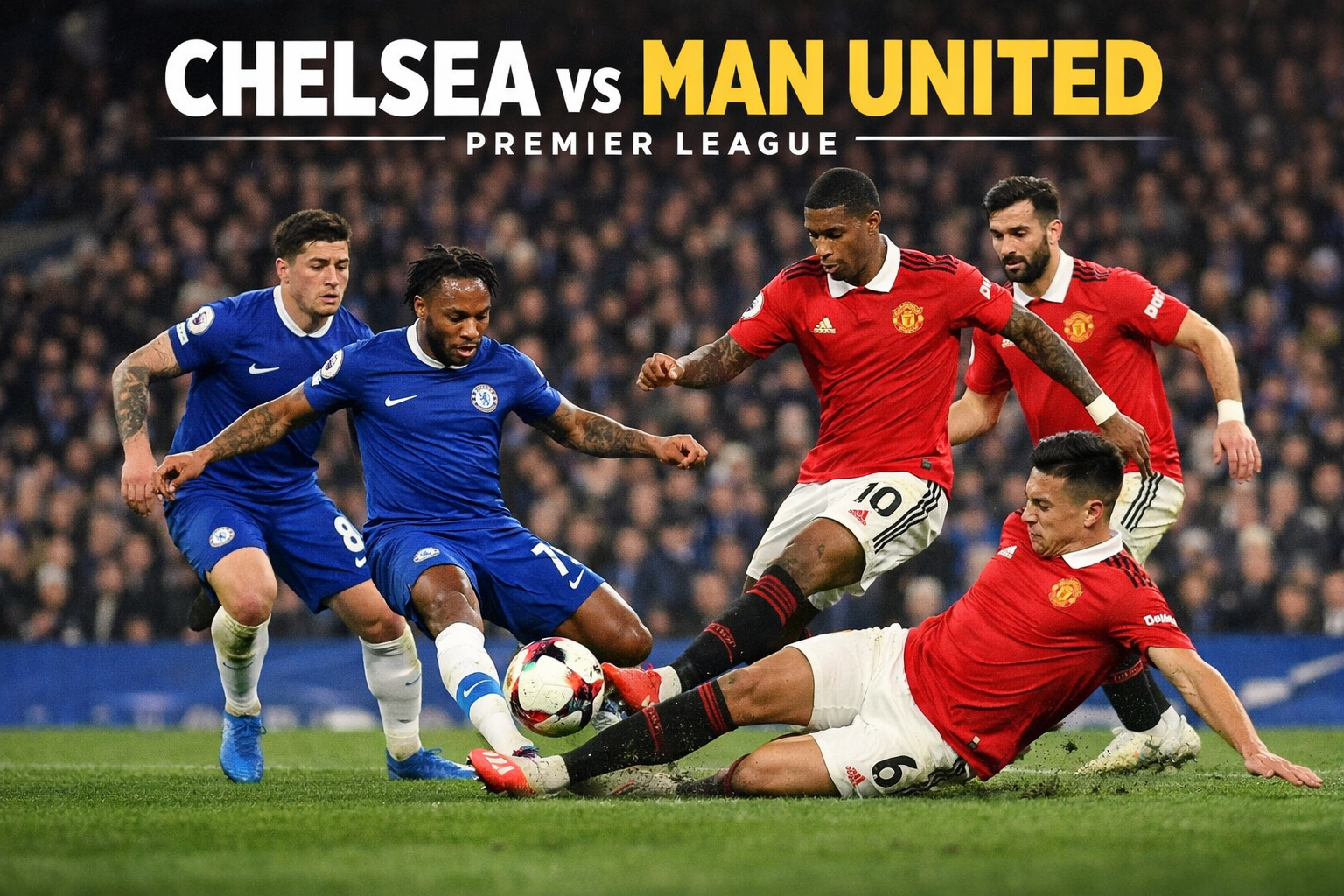 HelloTV Sajikan Pembahasan Seru Chelsea vs Man United Liga Inggris Dini Hari Ini Pukul 02.00 WIB