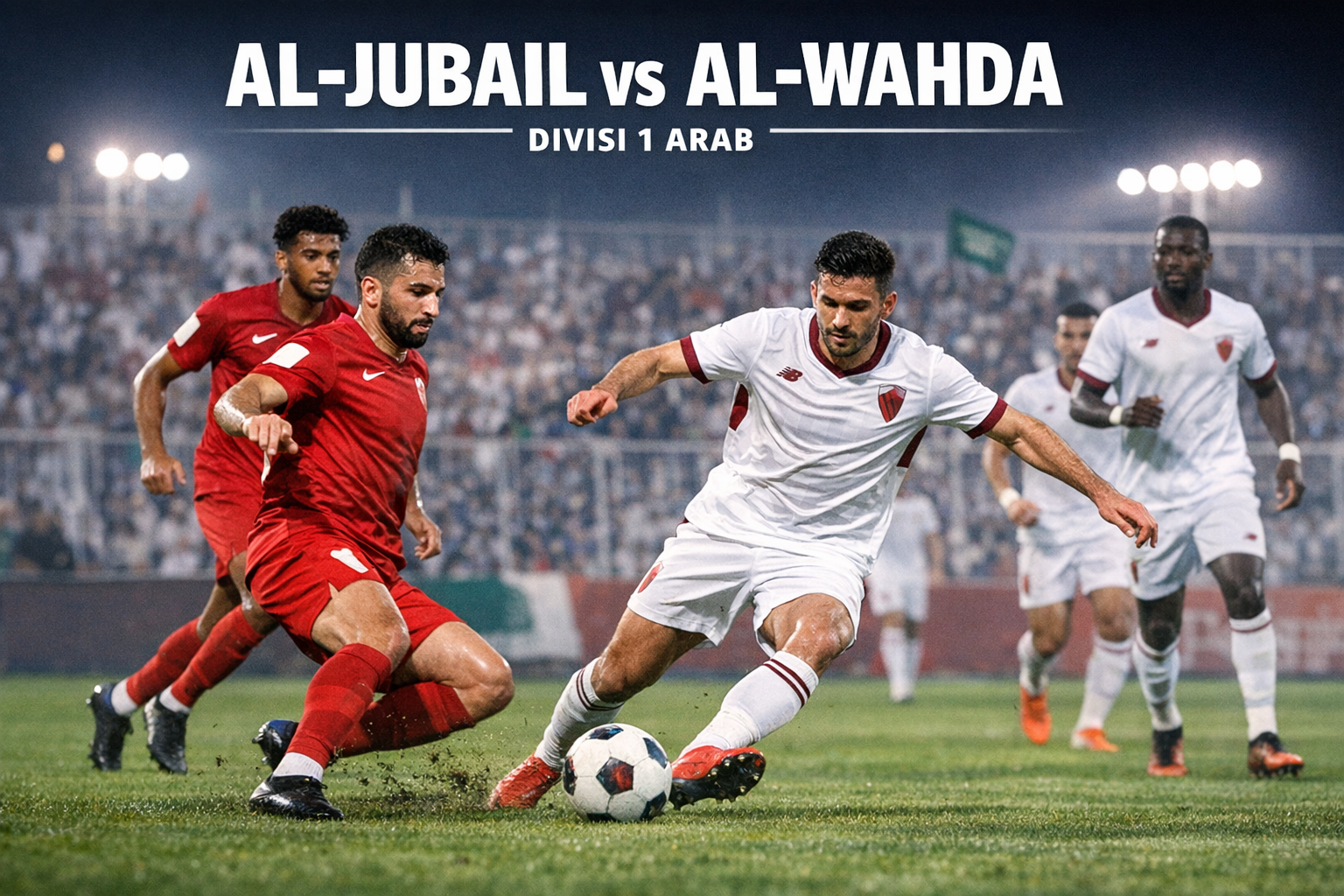 Al-Jubail vs Al-Wahda Divisi 1 Arab Malam Ini Pukul 22.45 WIB Dibahas Singkat dan Padat Bersama Hellotv