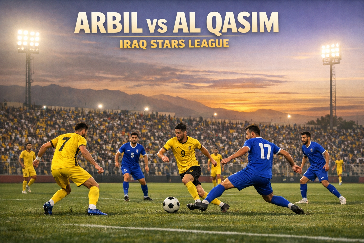 Saksikan Aksi Seru Nonton Arbil vs Al Qasim Malam Ini Jam 21.00 WIB di HelloTV dengan Tayangan Iraq Stars League Berkualitas