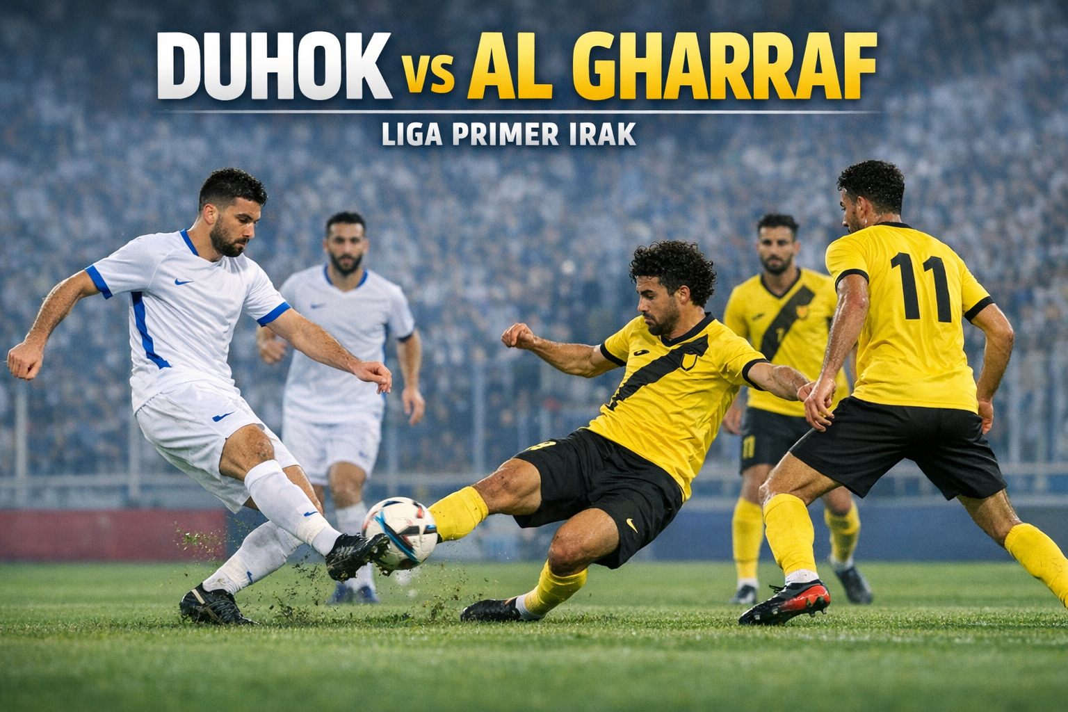 HelloTV Soroti Duel Duhok vs Al Gharraf Liga Primer Irak Malam Ini Jam 21.00 WIB Penuh Tekanan