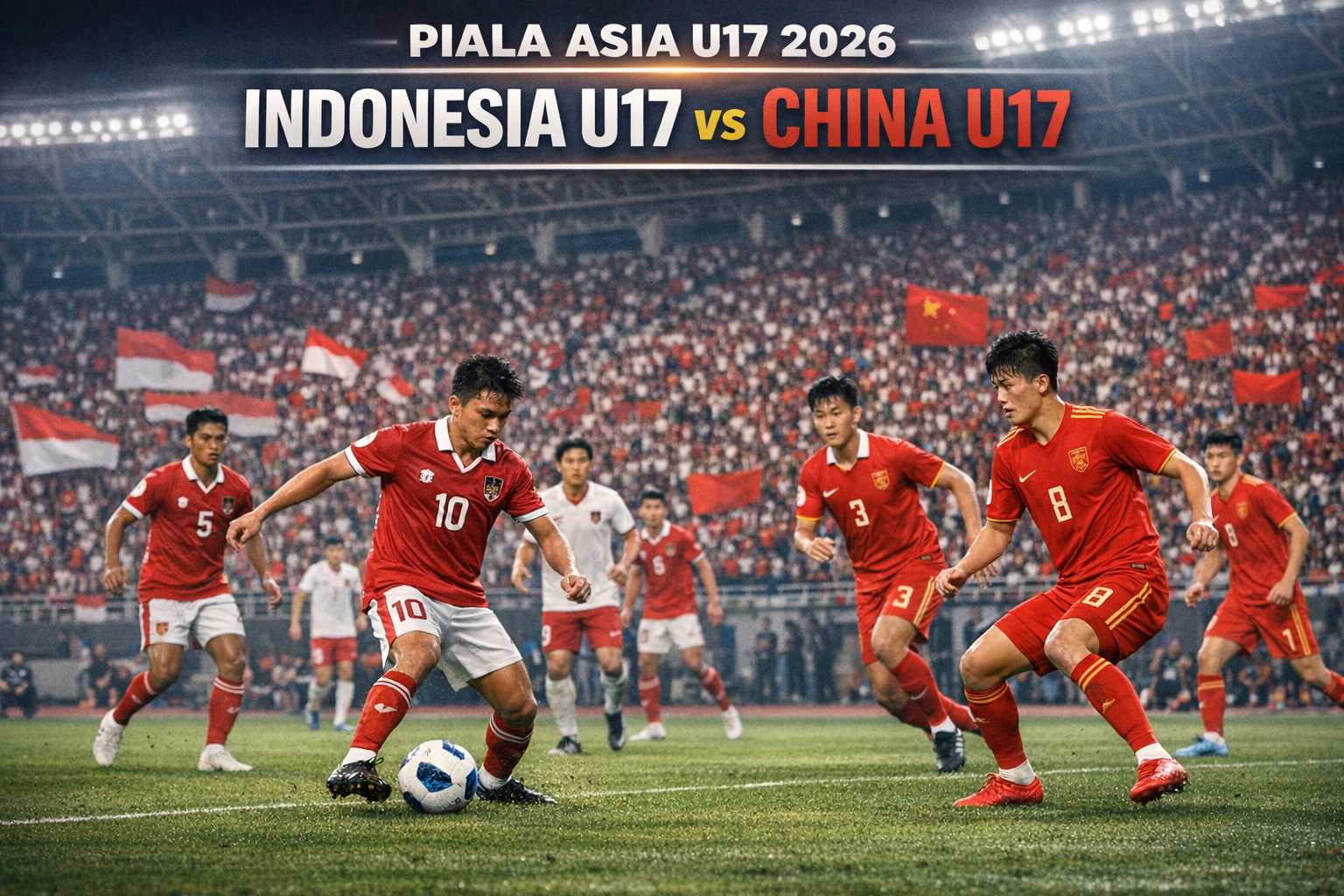 HelloTV Ulas Peluang dan Tantangan - Menyaksikan Pertandingan Seru Indonesia U17 vs China U17 Piala Asia U17 2026 Malam Ini Pukul 23.30 WIB