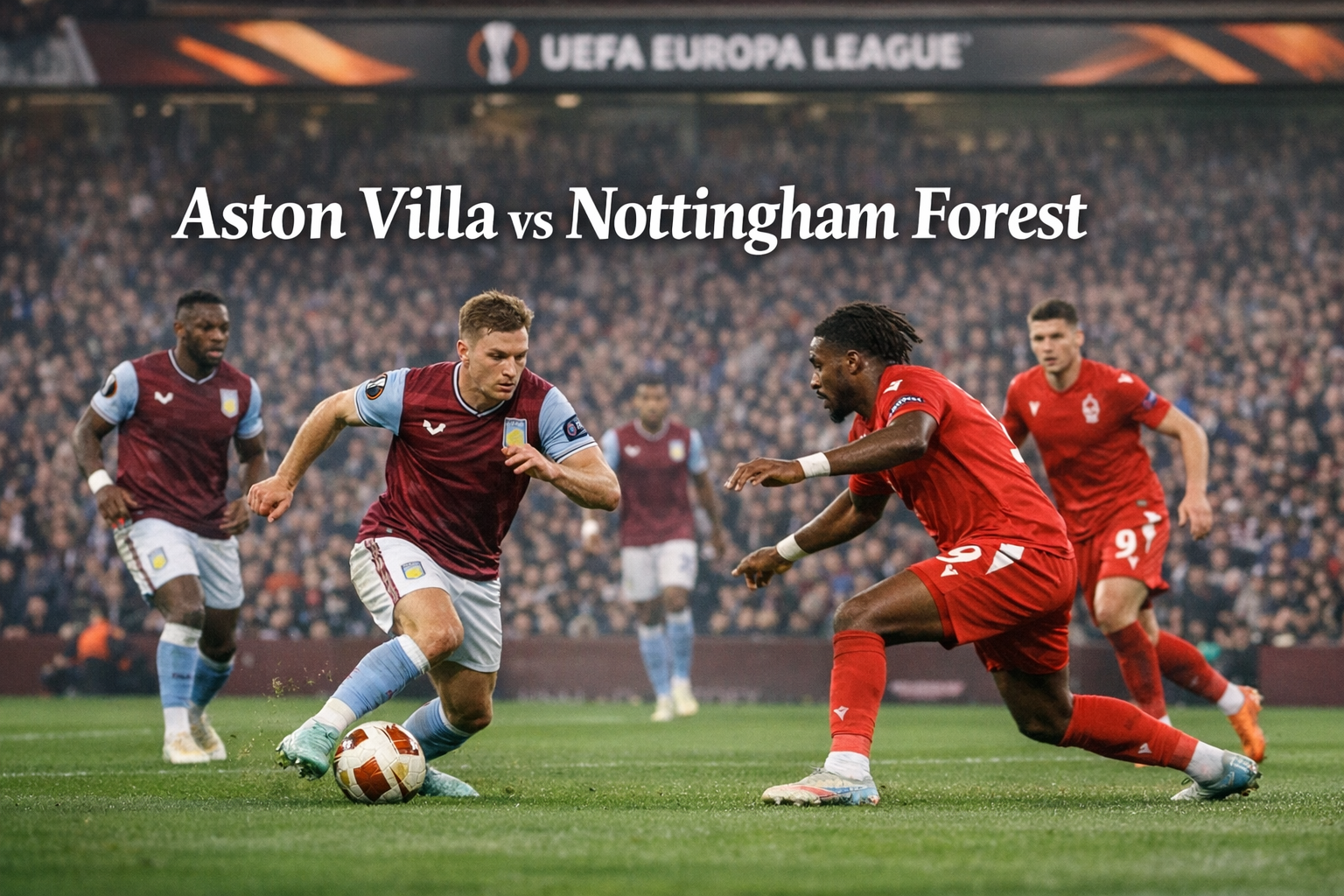 Nottingham Forest Dibantai Aston Villa 4-0 di Liga Europa UEFA - HelloTV Soroti Kelas Unai Emery di Kompetisi Eropa